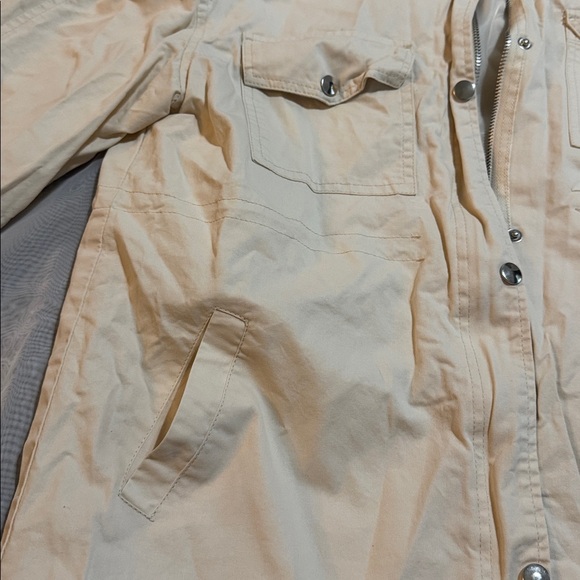 Cream Button-Up Jacket - Picture 2 of 6